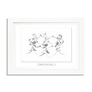 Together - Framed Irish Art Print-Nook & Cranny Gift Store-2019 National Gift Store Of The Year-Ireland-Gift Shop